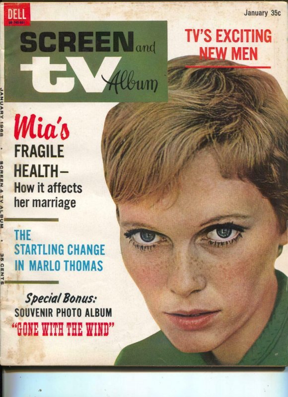 Screen And TV-Mia Farrow-Monkees-Michael Caine-Patty Duke-Jan-1968