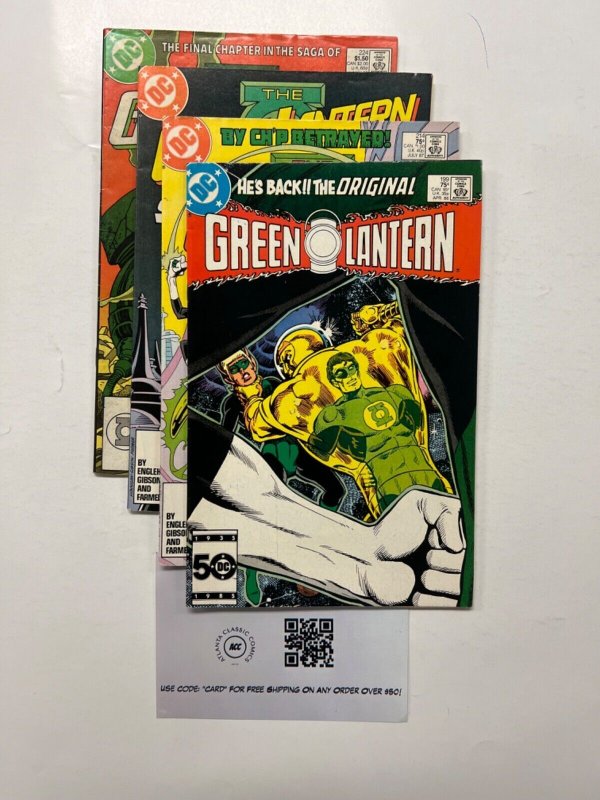 4 Green Lantern DC Comic Books # 199 214 215 224 Batman Superman Flash 89 JS43