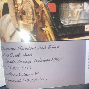 1996 Cheyenne Mountain high school yearbook, Colorado Springs,co