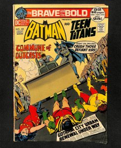 Brave And The Bold #102 Batman Teen Titans!