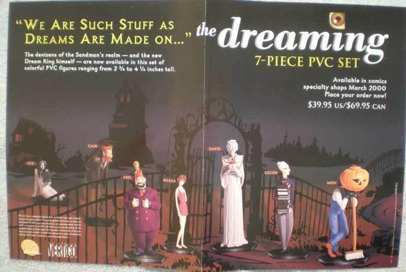 DREAMING PVC Promo poster, 17 x 11, 1999, Unused, more in our store