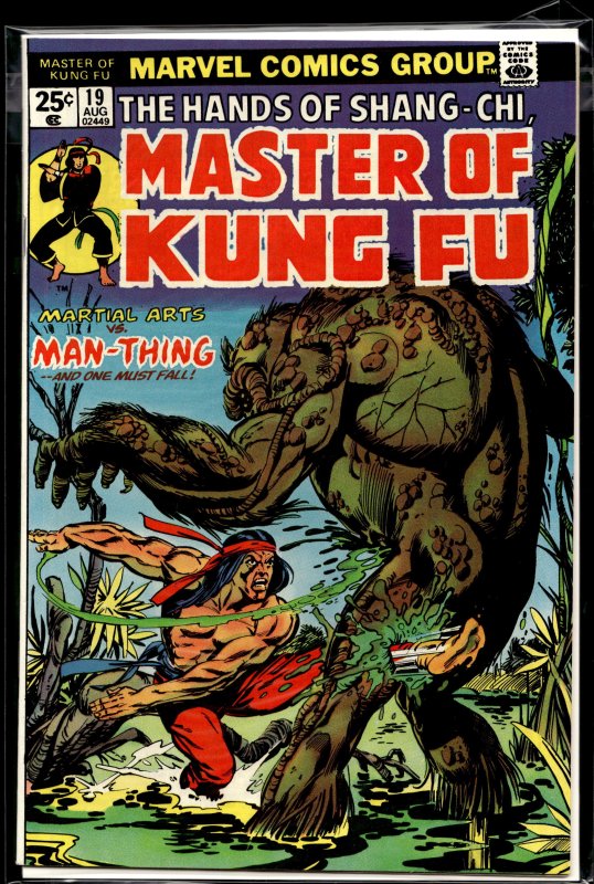 Master of Kung Fu #19 (1974) Master of Kung Fu / Shang-Chi [MVS cutout]