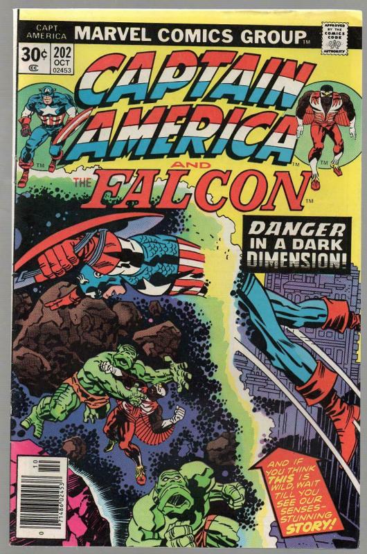 CAPTAIN AMERICA 202 FN Oct. 1976