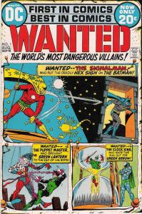 Wanted, the World’s Most Dangerous Villains #1 VG; DC | low grade comic - save o