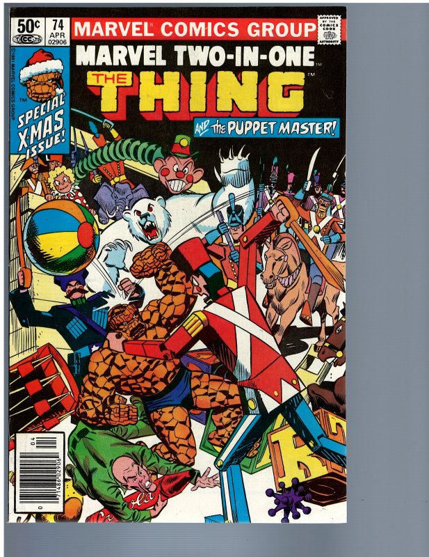 Marvel Two-in-One #74 (1981) NM