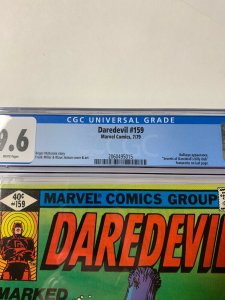 Daredevil 159 Cgc 9.6 White Pages Marvel 1980 2060495015 Frank Miller