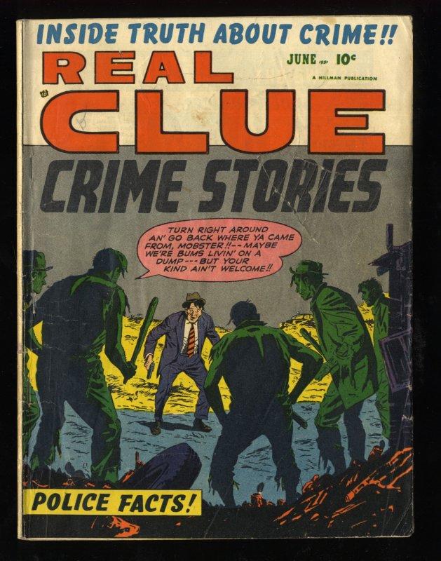 Real Clue Crime Stories #4 GD/VG 3.0 White Pages