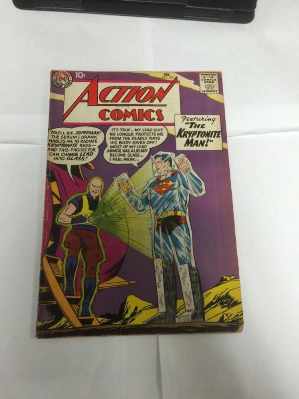 Action Comics 249 4.5 Very Good + Vg+ Lex Luthor