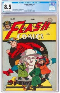 Flash Comics #72 (1946) CGC 8.5 VF+