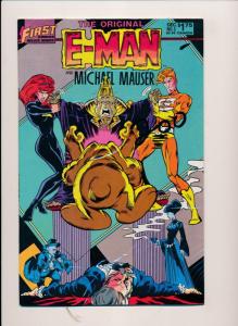 FIRST Comics LOT of 5! E-MAN #7,#6,#3,#2,#1 VERY FINE+ (HX856) 