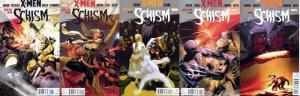 X MEN SCHISM (2011) 1A-5A  COMPLETE !