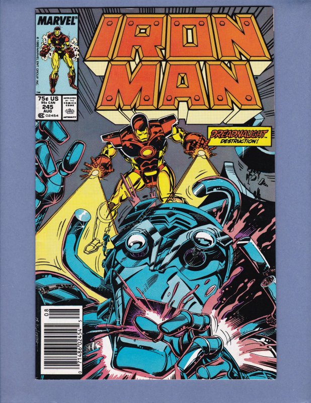 Iron Man #245 NM- Marvel 1989