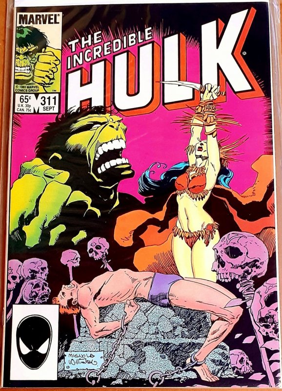 The Incredible Hulk #311 (1985)   [MCU Thunderbolts X-Men Wolverine Deadpool]
