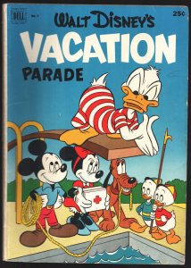 Walt Disney's Vacation Parade #3 1952-Donald Duck-Bucky Bug-Pluto-Mickey Mouse