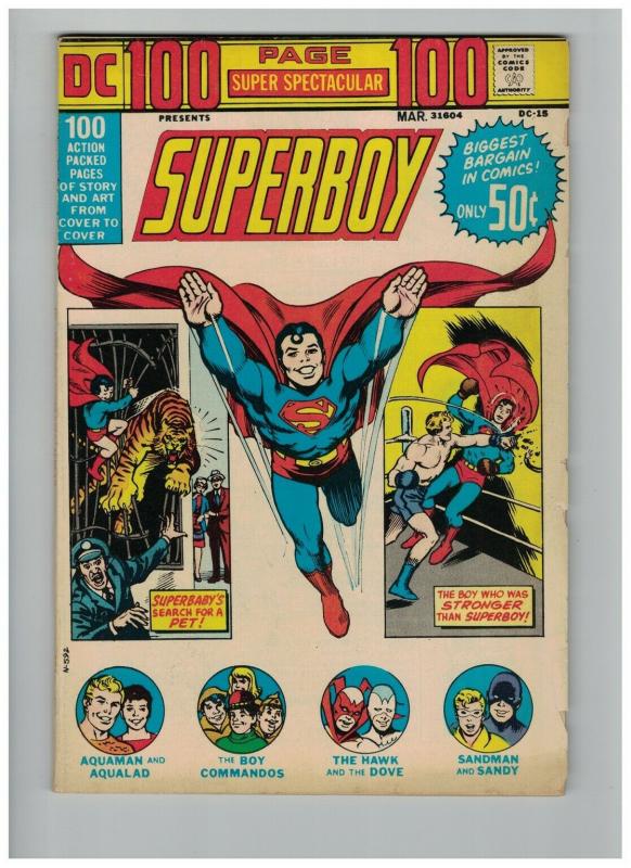 DC 100 PAGE SUPER SPECTACULAR DC-15 G+ SUPERBOY,BOY COM