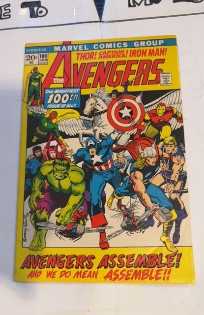 The Avengers #100 (1972)Avengers assemble Barry Windsor smith