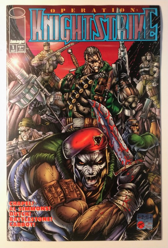 Operation: Knightstrike #1  (8.0, 1995) Horie Cover