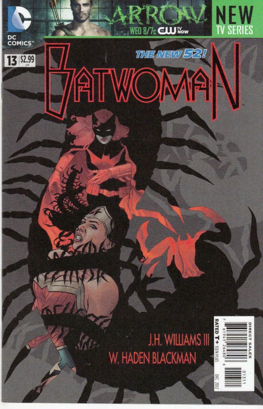 BATWOMAN #13, NM-, New 52, J H Williams, 2011 2012, more DC in store