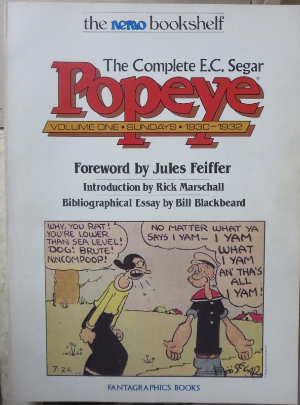 The Complete E.C. Segar POPEYE Vol. 1-4 (Sundays)Fantagraphics Bill Blackbeard