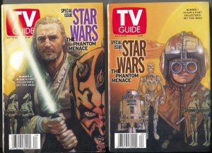MAG: TV Guide Star Wars Phantom Menace 4 Cover Variant Lot 5/15/1999-VF