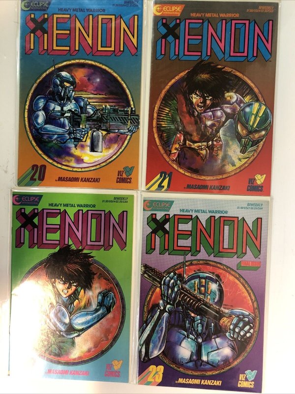 Heavy Metal Warrior Xenon (1987) Complete Set # 1-23 (VF/NM) Eclipse & VIZ