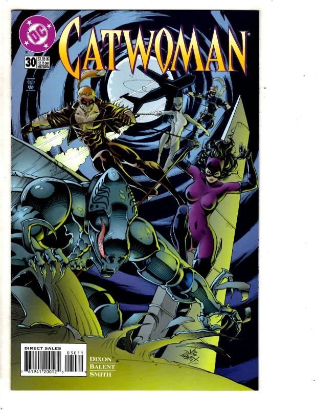 Lot Of 12 Catwoman DC Comic Books # 27 28 (2) 29 (2) 30 (3) 32 (2) 33 (2) SS7