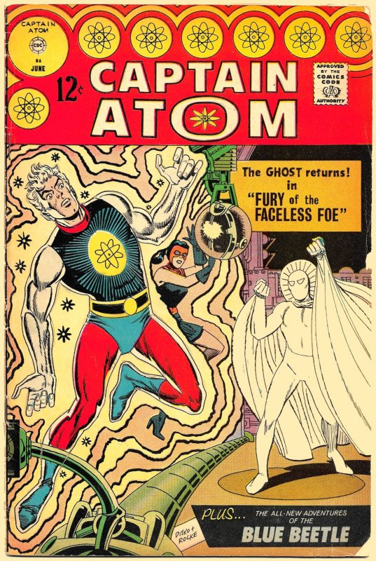 CAPTAIN ATOM #85, #86 & #87 (1967) Charlton  4.5 VG+  DITKO!  BLUE BEETLE!