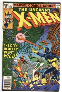 UNCANNY X-MEN #128 comic book 1979-MARVEL COMICS-REALITY GOES WILD VF- 