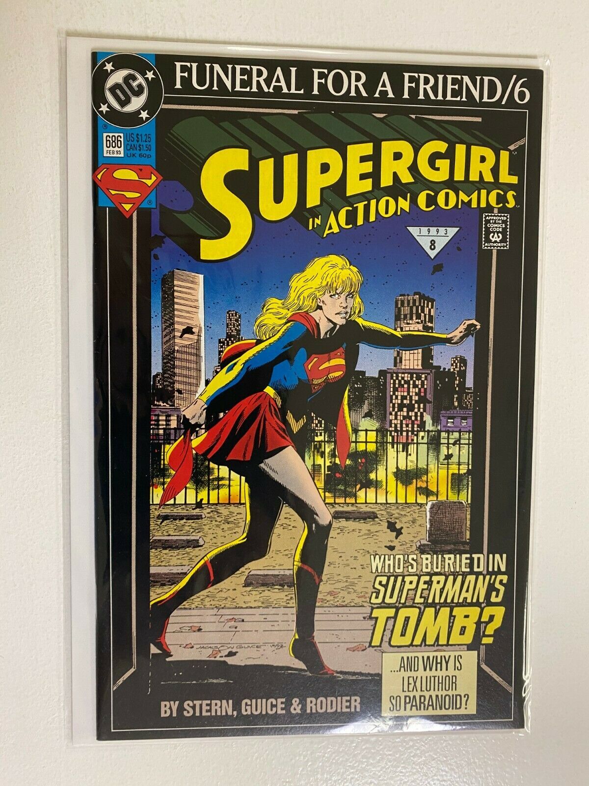 Action Comics 686 Supergirl app. 6.0 VF (1993) Comic Books