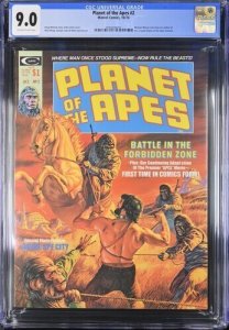 Planet of the Apes #2 1974 Marvel Comics CGC 9.0