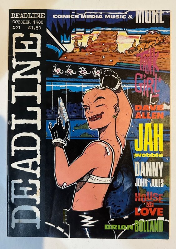 (1988) DEADLINE #1 1st Appearance of TANK GIRL! RARE!