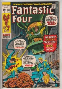 Fantastic Four #108 (Mar-71) VF High-Grade Fantastic Four, Mr. Fantastic (Ree...