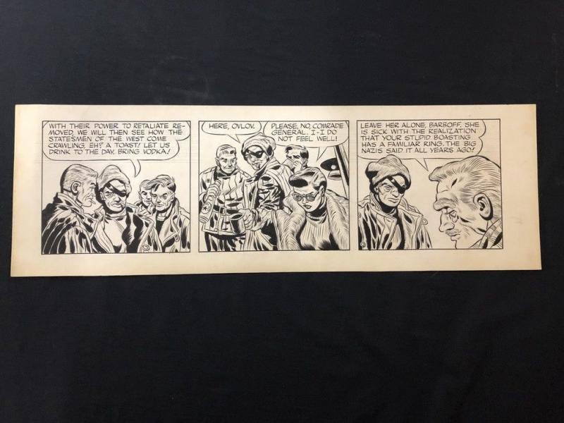 Terry and the Pirates Original Comic Strip Art undated & unsigned