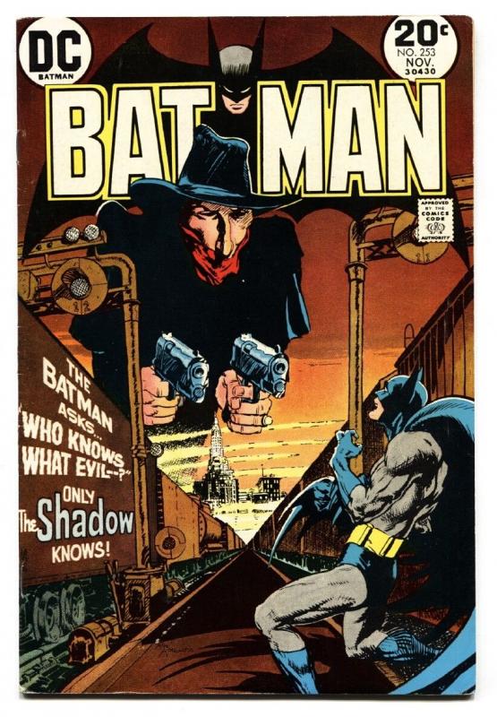 BATMAN #253 comic book-1973 - DC-THE SHADOW vf-