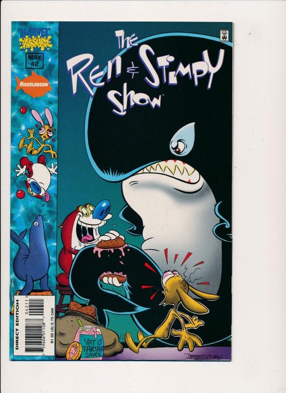 The REN & STIMPY Show #42,43 Marvel Absurd Nickelodeon 1996 ~ NM (PF288) 