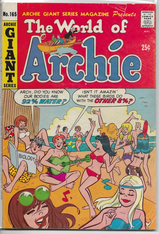 Archie Giant Series Magazine   #165 GD World of Archie