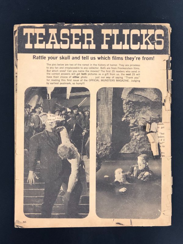 The Official Munster's Magazine #1 (1965)