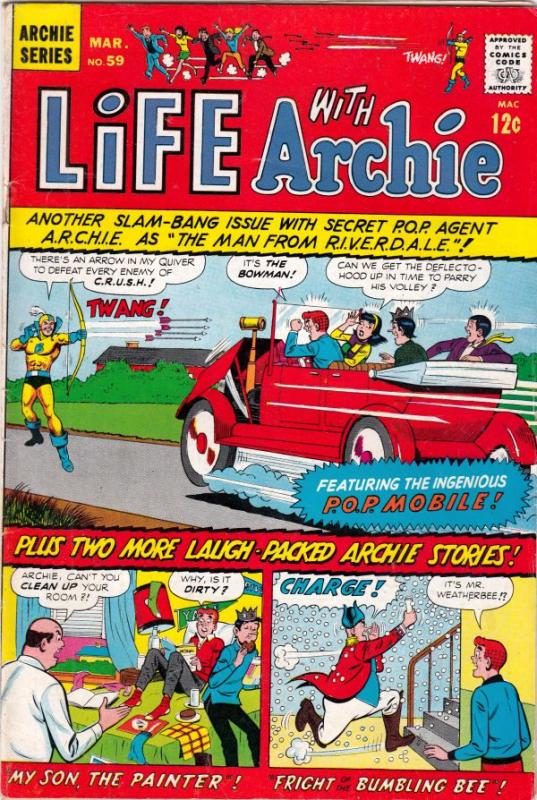 Life with Archie #59 (Mar-67) FN/VF Mid-High-Grade Archie, Jughead, Betty, Ve...