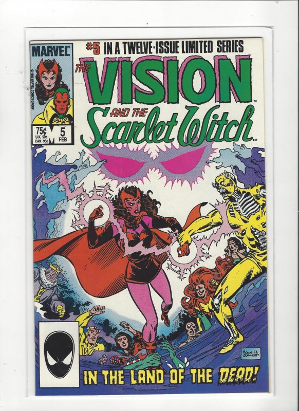 Vision and the Scarlet Witch (1985 series) #5 of 12  VF/NM Marvel Comics