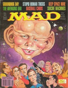 ORIGINAL Vintage Sep 1993 Mad Magazine #321 Star Trek DS9 Groundhog Day