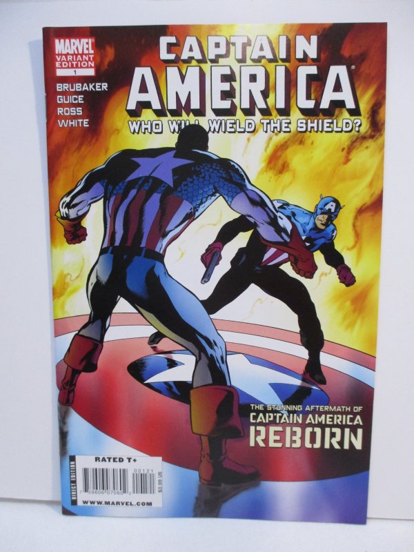 Captain America Reborn: Who Will Wield The Shield? Variant Cover (2010)