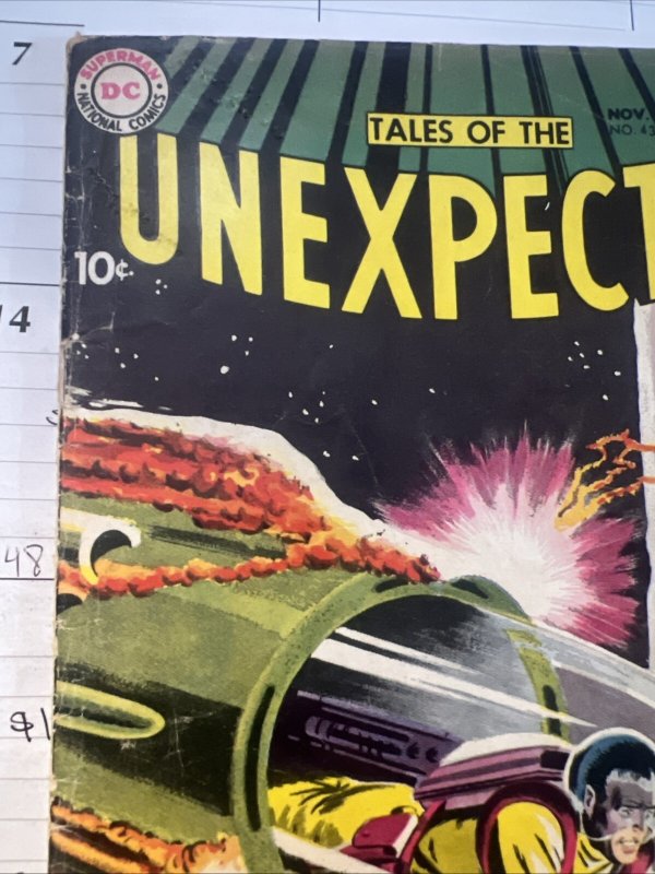 TALES OF THE UNEXPECTED #43 1st Space ranger cover