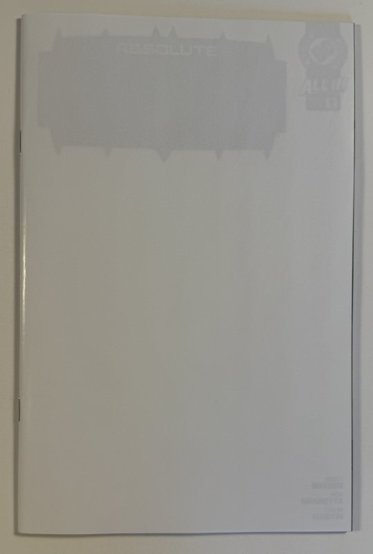 Absolute Batman #1 Blank Cover (2024)