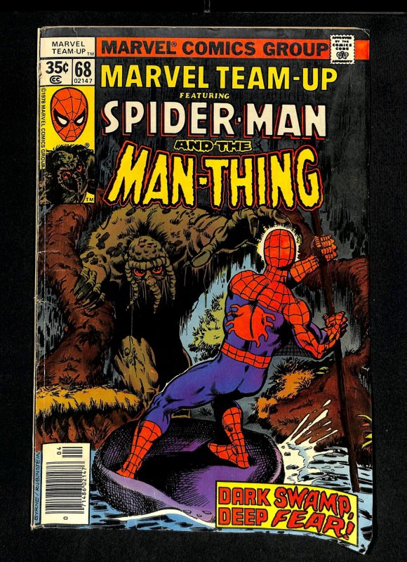 Marvel Team-up #68 Man-Thing Spider-Man!