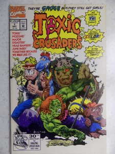 TOXIC CRUSADERS # 1 MARVEL ACTION ADVENTURE