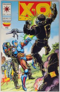 X-O Manowar 25 Valiant Comics 1994 8.0 VF With Armorines #0 Origin