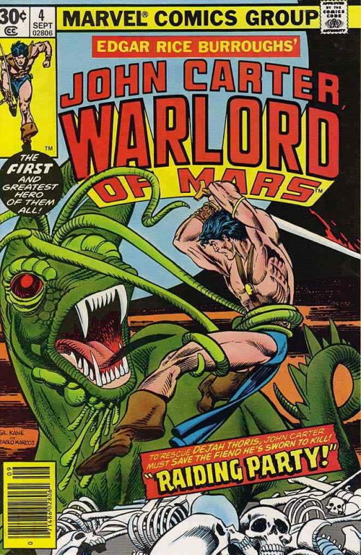 John Carter, Warlord of Mars #4 VG; Marvel | low grade comic - save on shipping