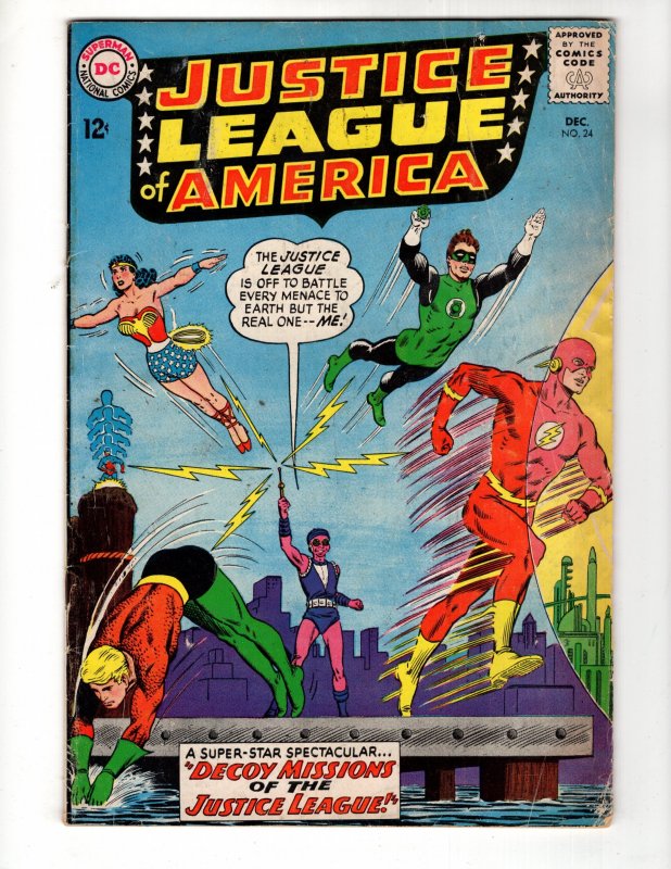 Justice League of America #24 (1963) Silver Age DC Classic !!!  /ID#152