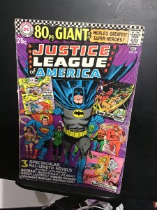Justice League of America #48 (1966) affordable grade early JLA reprints !  VG+