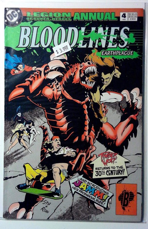Legion of Super-Heroes Annual (Bloodlines) #4 (1993) DC Comics 1st Print Comic